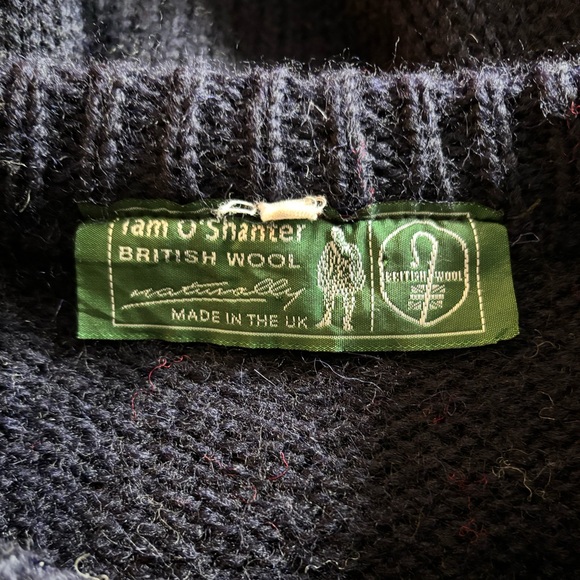 Tam O'Shanter Vintage Wool Sweater Size Large *Flawed - Picture 10 of 10